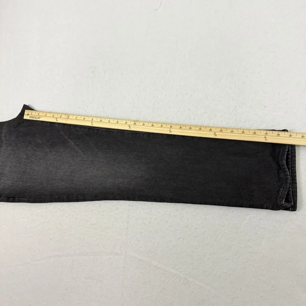 AG Adriano Goldschmied Jeans Mens 33x34 Black Everett Slim Straight Denim Pants